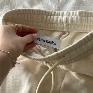 Drew House Wide Leg Sweatpant - Cloud